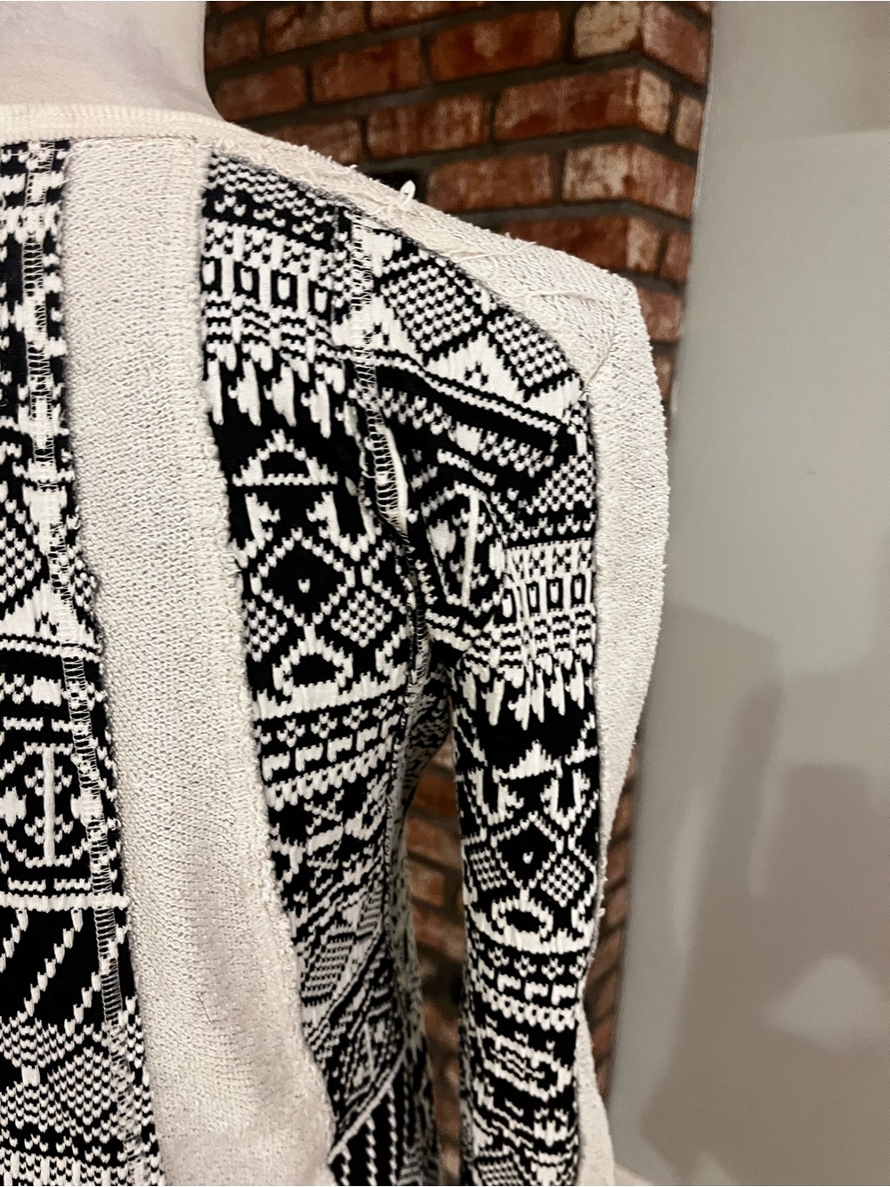 Anthropologie Lilka $98 Geo Jacquard Swing Sweater - Picture 9 of 9